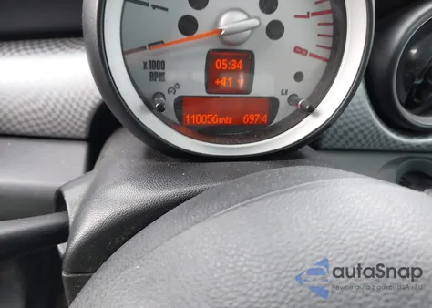 2010 Mini Cooper S Clubman from USA, damaged, VIN WMWMM3C51ATP75399